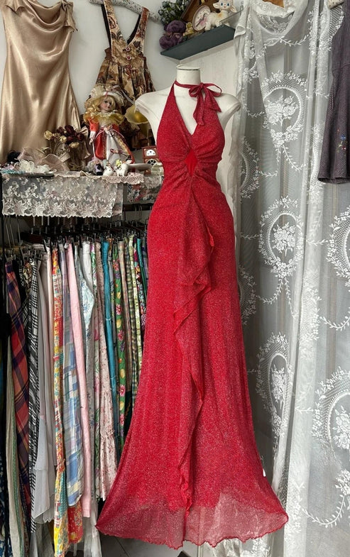 Black/Red Sweet Vintage Fashion Backless Long A-Line Chiffon Tulle Ball Gowns Prom Dress Birthday Dresses Secondary image