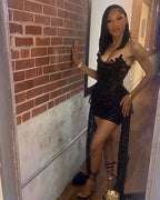 Black Sexy Short Prom Dress Cocktail Dress Short Prom Dresses