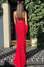 Black Strapless Prom Dresses with Appliques