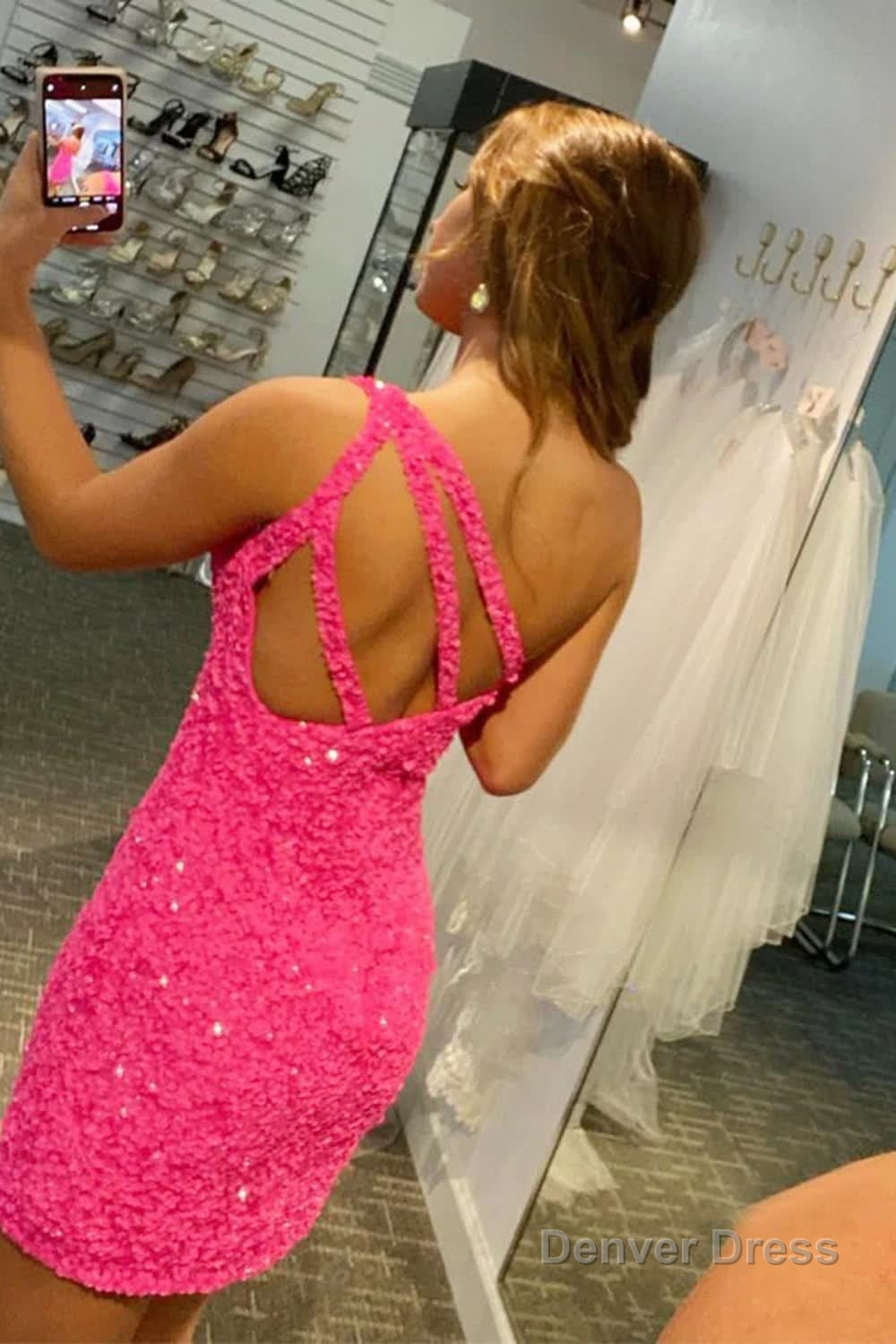 Blue Mermaid Tulle Backless Long Prom Dresses with Lace