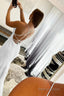 Blue Mermaid Tulle Backless Long Prom Dresses with Lace