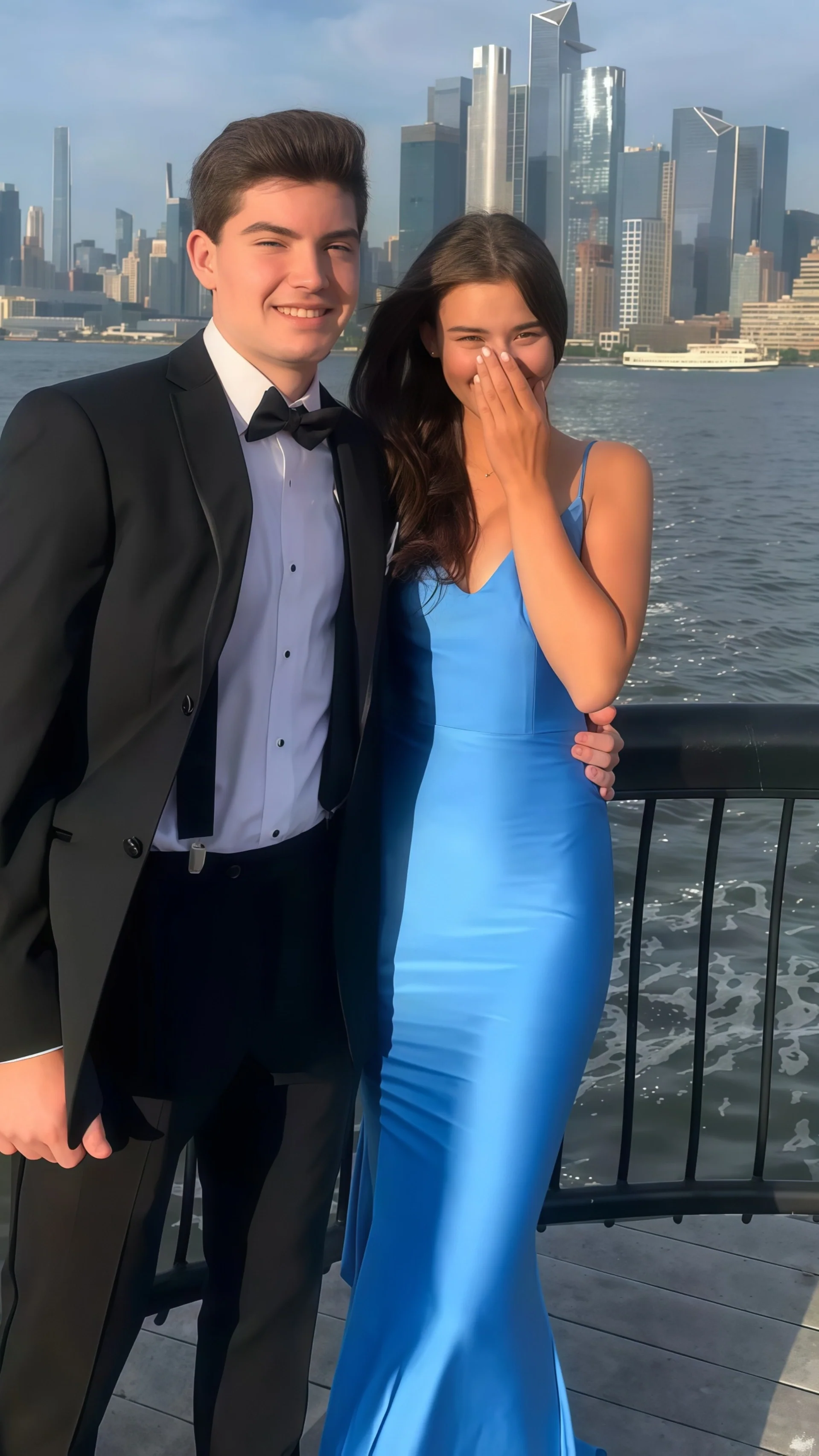 Blue Prom Dress, Mermaid Prom Dress Open Back Prom Dresses
