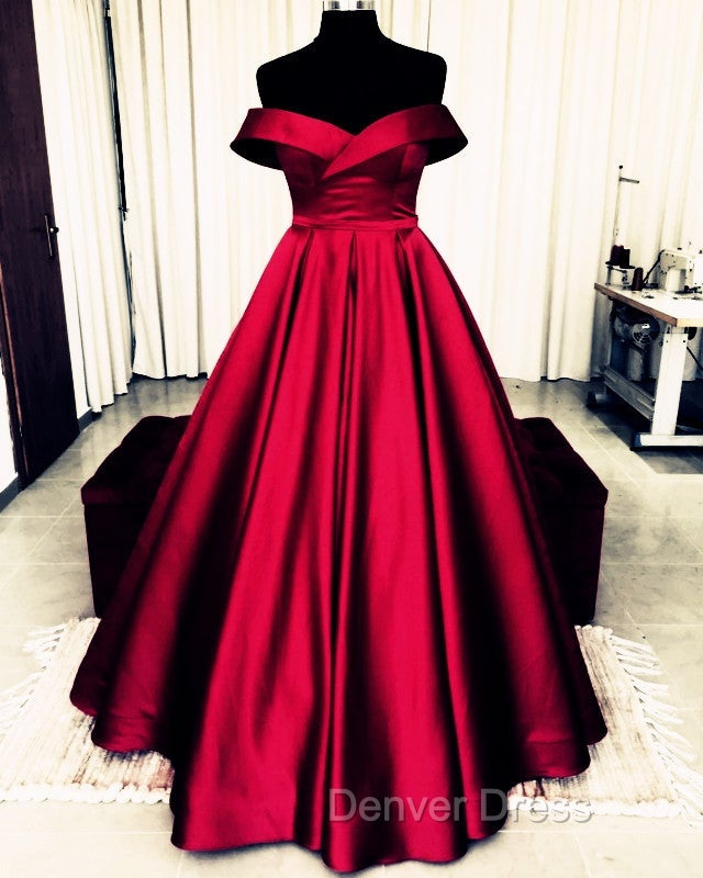 Bow Back Prom Dresses Ball Gowns Off The Shoulder Secondary image