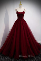 Burgundy BallGowns Long Prom Dresses with Removable Jacket