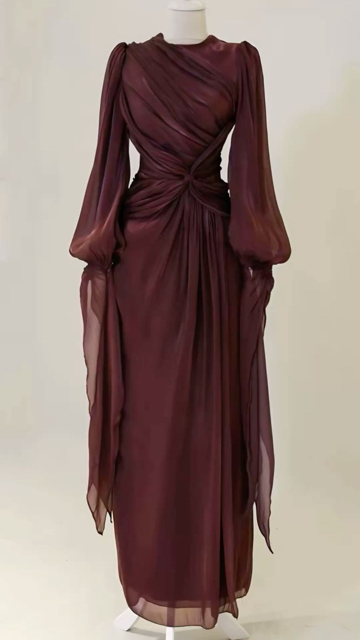 Burgundy Prom Dresses A Line Long Prom Gown Main image