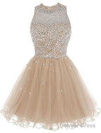 Burgundy Homecoming Dresses Beading