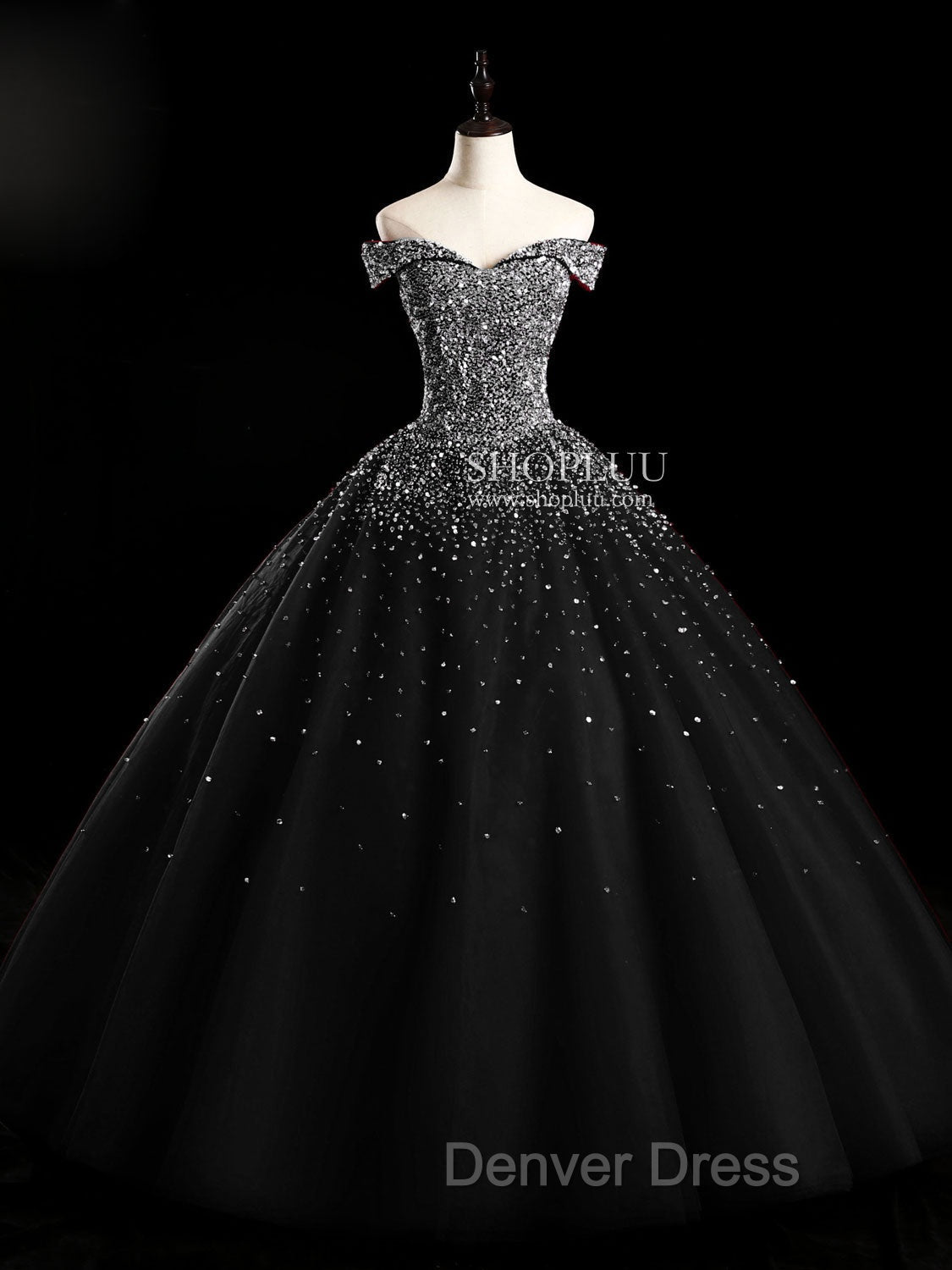 Burgundy Off Shoulder Tulle Sequin Long Prom Dresses, Burgundy Sweet 16 Dresses