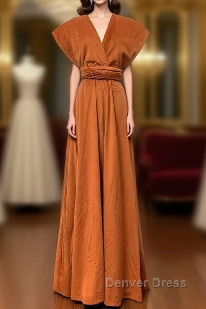 Burnt Orange Satin Multi Way Bridesmaid Dresses Main image