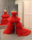 Red Ball Gowns Long Prom Dress