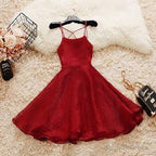 Short Spaghetti Straps Simple Homecoming Dresses