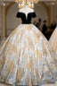 Champagne Embroidery Black Velvet Quinceanera Dresses