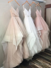 Champagne Prom Dress, White Prom Dress, Pink Prom Dress, ChampagneWhitePink Wedding Dress, ChampagneWhitePink Formal Dress
