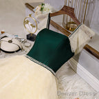Champagne Tulle And Lace Pearls Prom Dress, Short Prom Dress Homecoming Dresses
