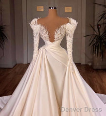 Charming A Line Wedding Dress Prom Dresses