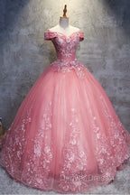Charming Ball Gowns Off The Shoulder Tulle Sweet 16 Dress, Quinceanera Dresses