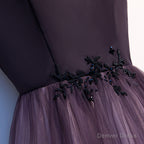 Charming Gradient Tulle Straps Long Prom Dress,A Line Prom Dresses