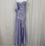 Charming Light Purple Mermaid Sweetheart Neck Pearl Sequin Satin Long Prom Dresses Evening Dresses