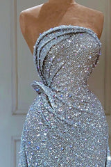 Charming Starpless Sequins Beads Long Prom Dress Overskirt