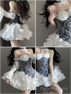 Chic A Line White Long Sleeves Homecoming Dresses 16Th Birthday Outfits