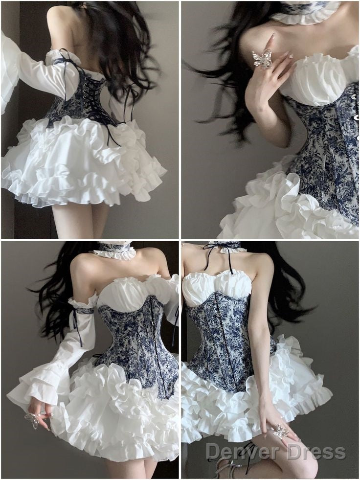 Chic A Line White Long Sleeves Homecoming Dresses 16Th Birthday Outfits