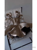 Chic Ball Gowns Brown Homecoming Dresses 16Th Birthday Outfits