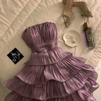 Chic Ball Gowns Strapless Short Homecoming Dresses 18Th Birthday Outfits