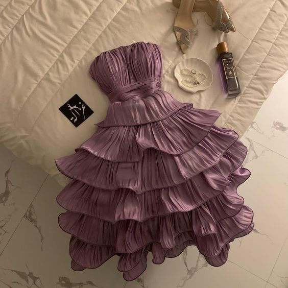 Chic Ball Gowns Strapless Short Homecoming Dresses 18Th Birthday Outfits