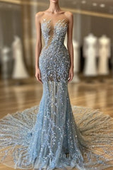 Chic Gray Prom Dresses Sexy Evening Dresses