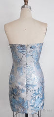 Chic Strapless Short Homecoming Dress