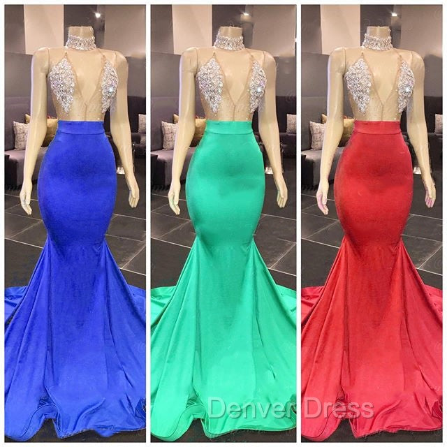 Chic Yellow Sleeveless Crystals Sheer Tulle Prom Dresses New Arrival Mermaid Formal Evening Gowns Secondary image