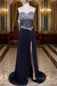 Chiffon Cheap Corset Elegant Black Prom Dresses