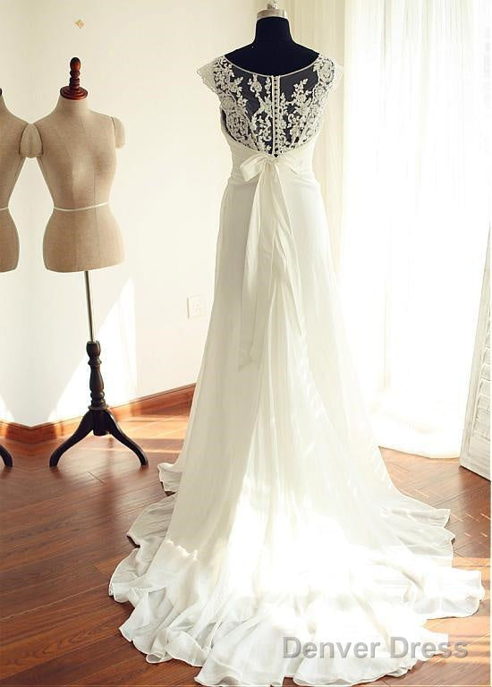 Chiffon Wedding Dress, Bridal Gowns ,Dresses For Brides Secondary image