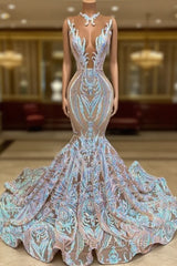 Classic Mermaid Lace Floor-Length Prom Dresses On Sale