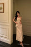 Classy A Line Spaghetti Straps Floral Lace Ivory Prom Dresses Birthday Outfits Prom Gowns