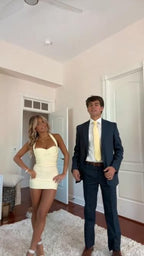 Classy Sheath Sweetheart Neck Yellow Short Mini Prom 8Th Grade Homecoming Dress Middle School Hoco Court Dress 21St Birthday Dresses Hoco Outfits