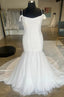 Cold Shoulder Trumpet Mermaid Wedding Dresses