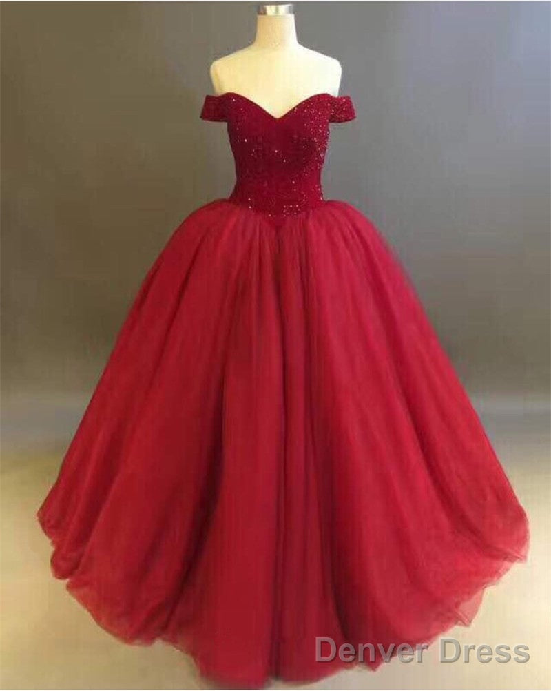 Corset Black Wedding Dresses Tulle Ball Gown Off The Shoulder