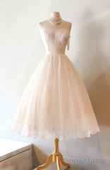 Custom Charming White Wedding Dress,Sexy Strapless Bridal Dress Homecoming Dresses