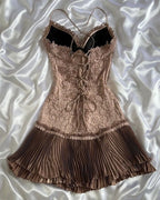 Barbie Raquel A Line Spaghetti Straps Green Lace Short Outfit Homecoming Dresses