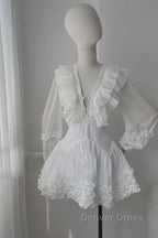 Cute A Line White Homecoming Dresses 18Th Birthday Outfits