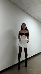 cute A Line white strapless homecoming Dresses 16th birthday outfits