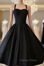 Cute Black Retro Short Prom Gown, Retro Prom Dresses
