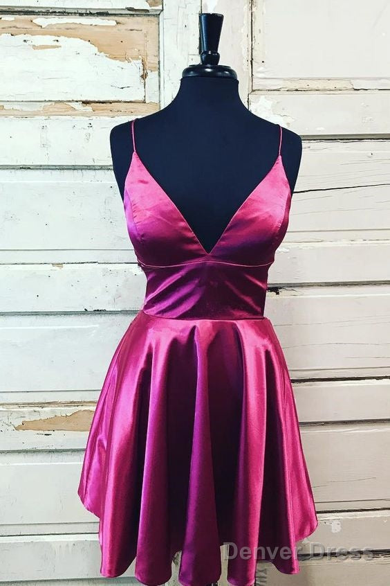 Cute Homecoming Dress,Spaghetti Straps Homecoming Dress,A-Line Homecoming Dresses
