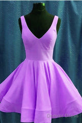Cute Lavender Homecoming Dresses