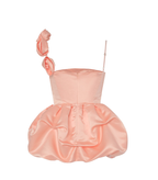 Cute Pink Ruffles Short Prom Dress Homecoming Dresses