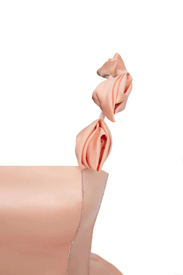 Cute Pink Ruffles Short Prom Dress Homecoming Dresses