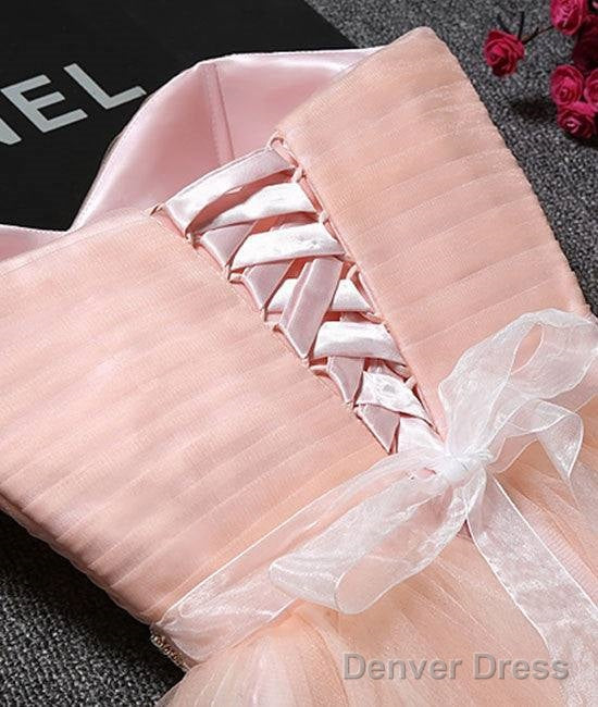 Cute Pink Short Prom Dress, Pink Homecoming Dresses