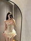 Cute Princess Bandeau Fishbone Mini 17 Years Old Homecoming Dresses