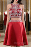 Cute Short 2 Piece Red Evening Dresses Graduation Dresses Party Dresses
