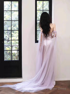 Cute Soft Satin Sweetheart Long Prom Gowns, Satin Strapless Prom Dresses
